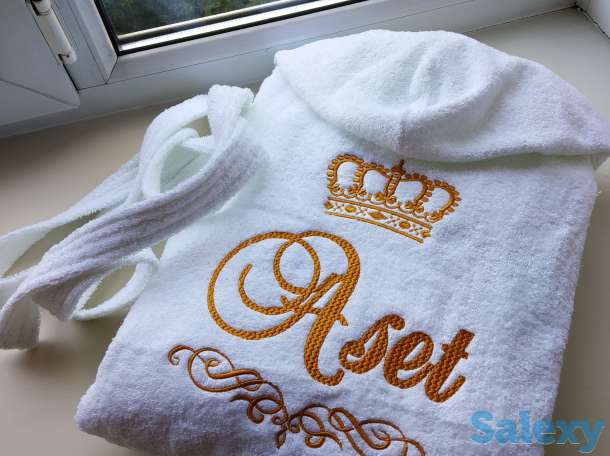Именной махровый халат, фотография 5
