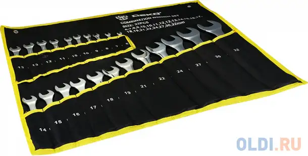 Набор гаечных ключей deko dkht22 22 предмета, фотография 1