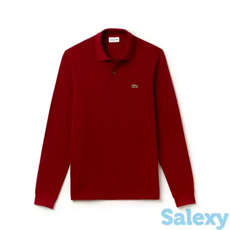 Мужское поло lacoste classic fit с длинным рукавом, фотография 1