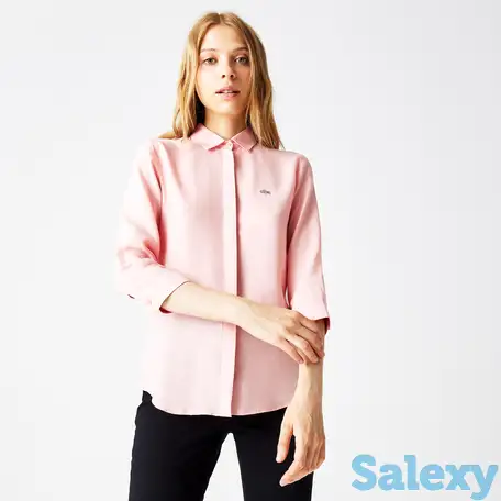 Женская рубашка lacoste regular fit, фотография 1