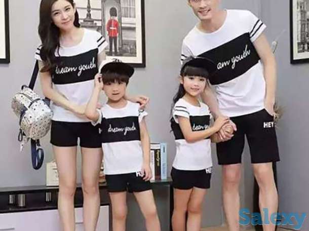 Парные футболки для всей семьи, фотография 1