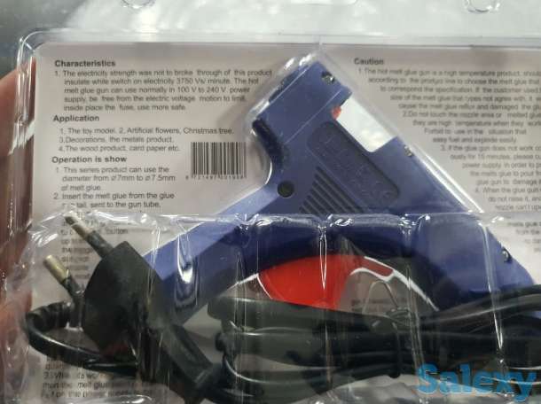 Пистолет клеевой Buyincoins Heating Hot Melt Glue Gun 20W, фотография 4