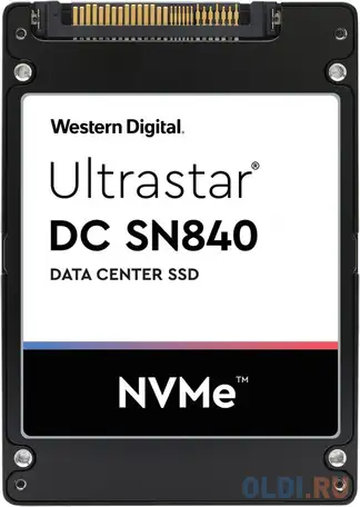 Накопитель твердотельный wd твердотельный накопитель ssd western digital ultrastar dc sn840, фотография 1