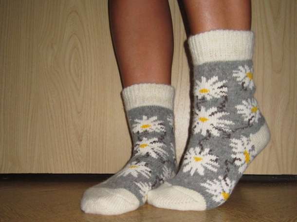 Рассказовские шерстяные носки - оптом, фотография 1