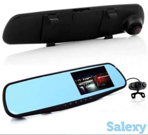 Зеркало 3 в 1 регистратор камера заднего вида, фотография 1