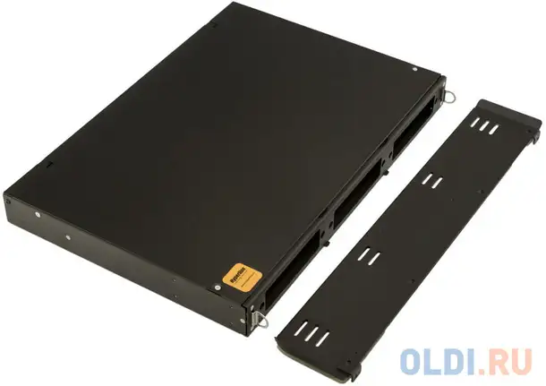 Hyperline fo-19v-1u-3xslt-w130h30-24un-bk бокс оптический универсальный 19