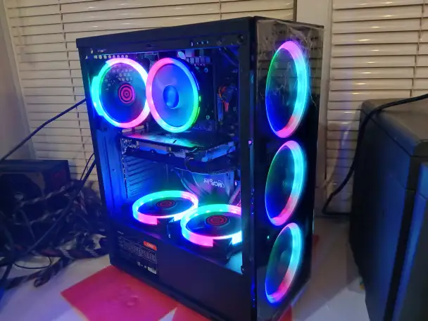 Игровой компьютер Core i7 DDR4 16Gb 2666MHz RX 580 8Gb SSDM.2 256 600W, фотография 2