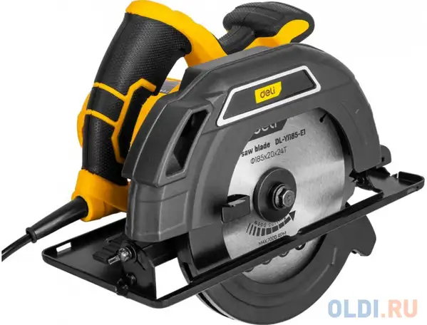Циркулярная пила deli dl-yj185-e1 1300 вт 185мм, фотография 1