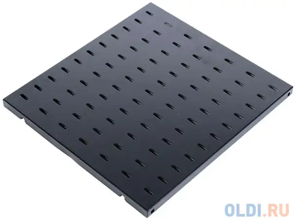 Полка перфорированная цмо грузоподъёмностью 100 кг глубина 620 мм св-62у-9005 черный, фотография 1
