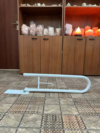 Поручень настенный откидной для туалета Белый, фотография 2