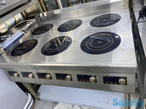 Индукционная плита 6-ти конфорочная LUX качество., фотография 1