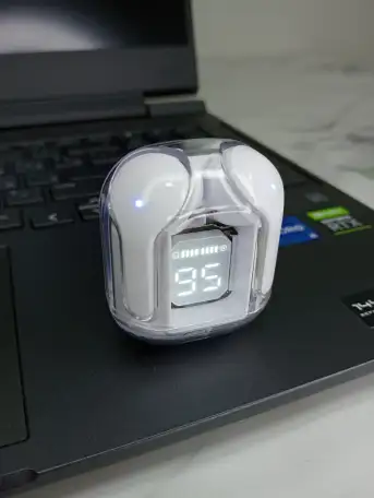 Прозрачные TWS-наушники BT-30, беспроводные V5.3, фотография 1