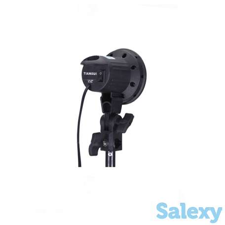 Постоянный студийный свет, набор ( софтбоксы 50x70, плафоны, стойки ), фотография 3