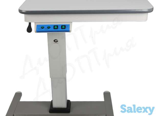 Стол приборный с перемещением на два прибора с электроподьемным механизмом, фотография 1