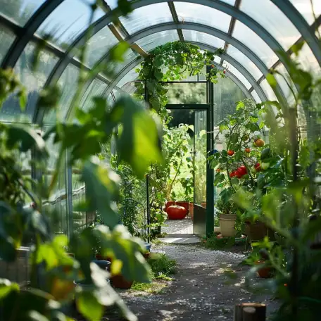 Теплица дачная из поликарбоната, фотография 3