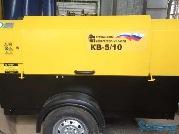 Компрессор дизельный КВ-5/10П, фотография 2