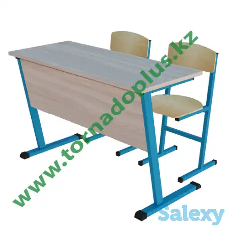 Школьная мебель. Стулья, парты, столы рабочие лабораторные демонстрационные, пеналы в РАССРОЧКУ напрямую с фабрики, фотография 2