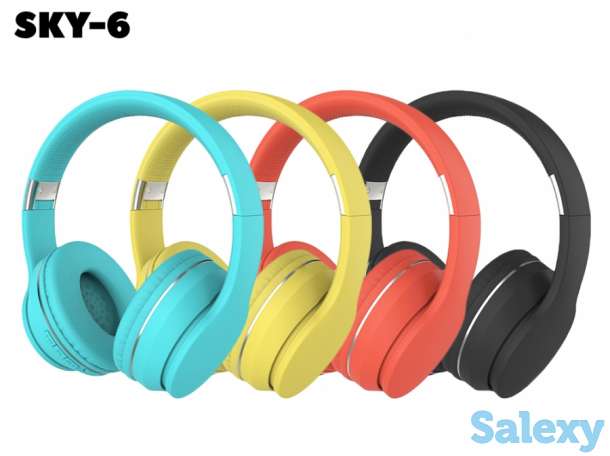 Продам беспроводные Bluetooth наушники + гарнитура, SKY-6, фотография 1