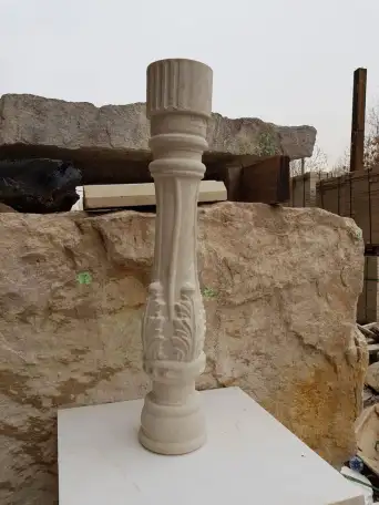 Изготовление балюстрад для лестниц на заказ. Из мрамора, гранита, травертина. Эскизы и замеры, фотография 1