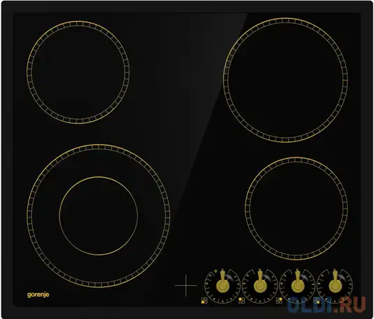 Варочная панель электрическая gorenje ec642clb черный, фотография 1