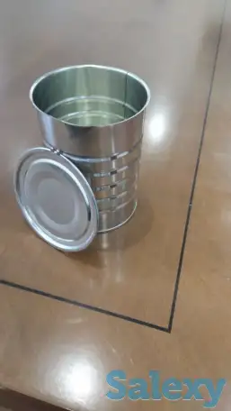 Продам жестяные банки с крышками, фотография 1