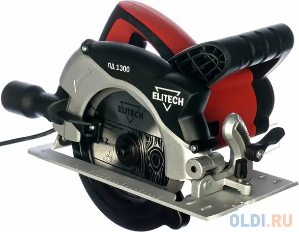 Дисковая пила elitech пд 1300 1300 вт 160мм, фотография 1
