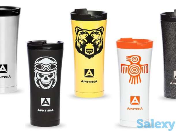 Термос-кружка арктика 410-500 0.5л череп, фотография 1