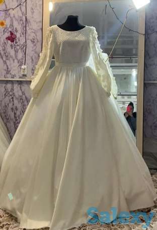 Продаю свадебное платье, ручная работа, можно на прокат, фотография 1