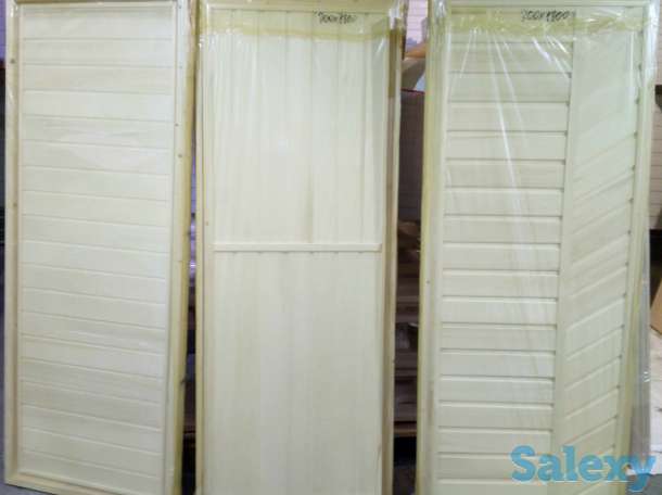 Двери деревянные из массива сосны, деревянный погонаж, Двери для бани и сауны., фотография 3