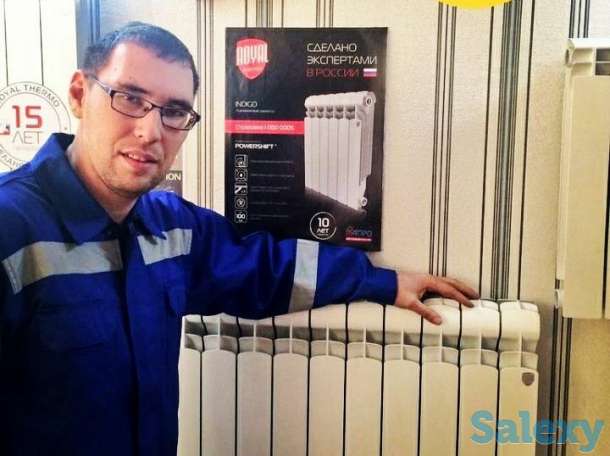 Установка радиаторов отопления, фотография 1