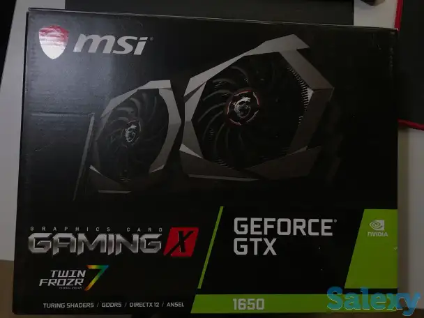 Msi Geforce GTX 1650 GAMING X 4GB (Хорошее состояние), фотография 2
