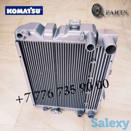 Радиатор для экскаватора погрузчика (Коматсу) Komatsu WB93S, WB93R, WB97S, WB97R., фотография 1
