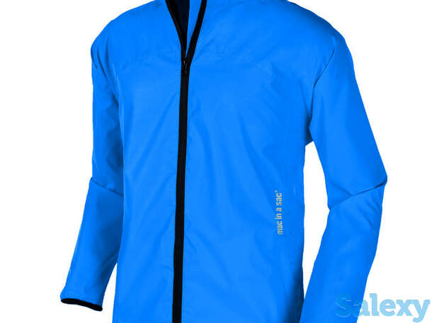 Ветровка мужская непромокаемая мембранная mac in a sac classic т.синяя, фотография 1