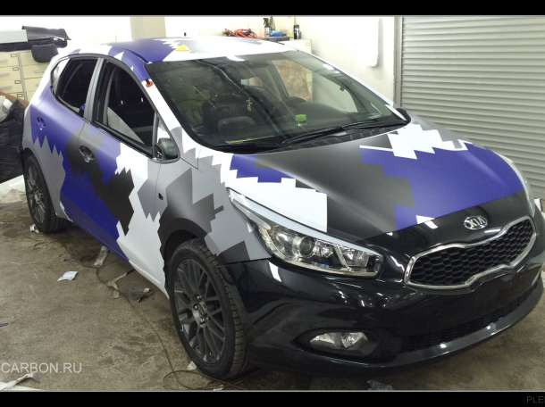 Камуфляжная пленка пиксель городской, винил, фотография 1