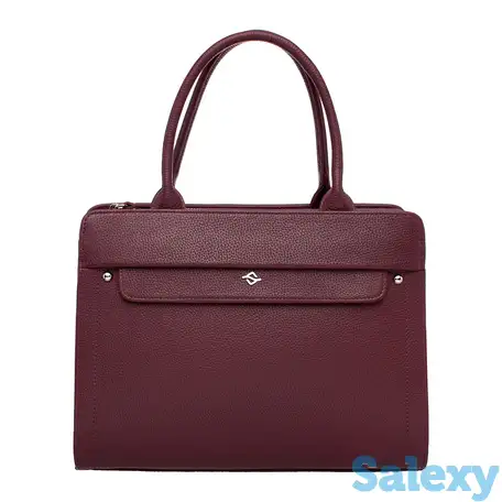 Женская кожаная сумка darnley burgundy, фотография 1