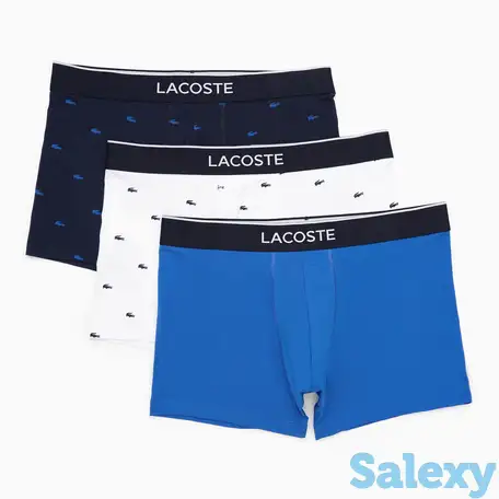 Мужское нижнее бельё lacoste (3 шт.), фотография 1
