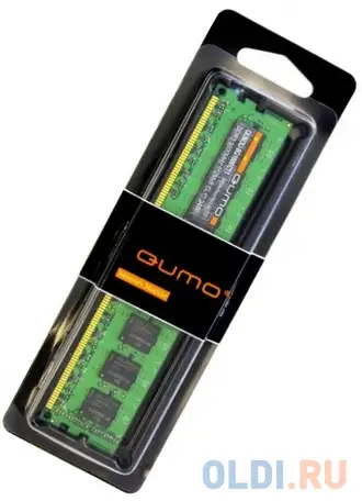 Оперативная память для компьютера qumo qum3u-8g1600c11l dimm 8gb ddr3 1600 mhz, фотография 1