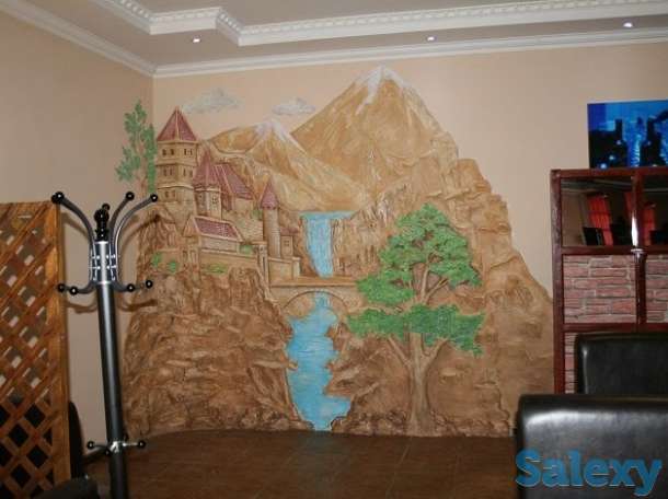 Барельефы, роспись стен, фотография 2