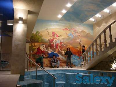 Роспись стен,Декоративно-художественные нанесения., фотография 7