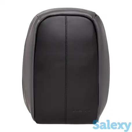 Мужской кожаный рюкзак blandford grey/black, фотография 1