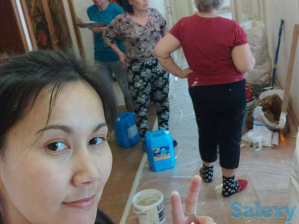 Побелка, обой, левкас, шёлк., фотография 7