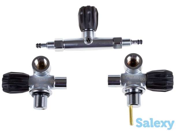 Вентиль под манифолд 300 бар din (левый), фотография 3