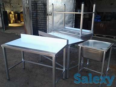 Изготовим столы из пищевой нержавеющей стали., фотография 1
