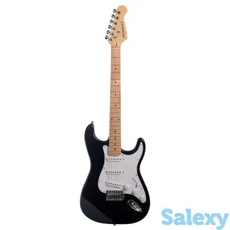 Электрогитара rockdale stars plus sss maple black, фотография 1