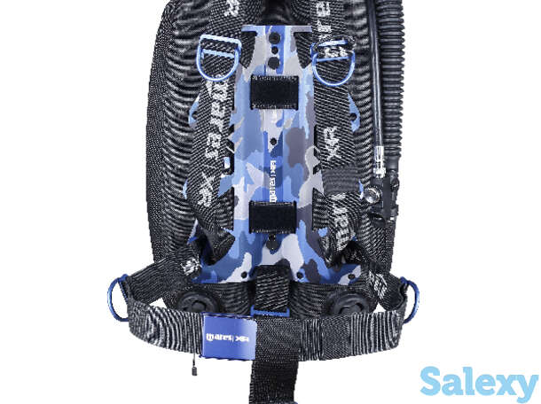 Комплект blue battle backmount 16л, с алюминиевым крепежём mares xr, фотография 1