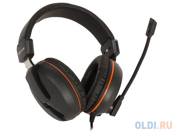 Гарнитура стерео gembird mhs-g100 survarium, black+orange ( рег громкости, откл микр,, фотография 1