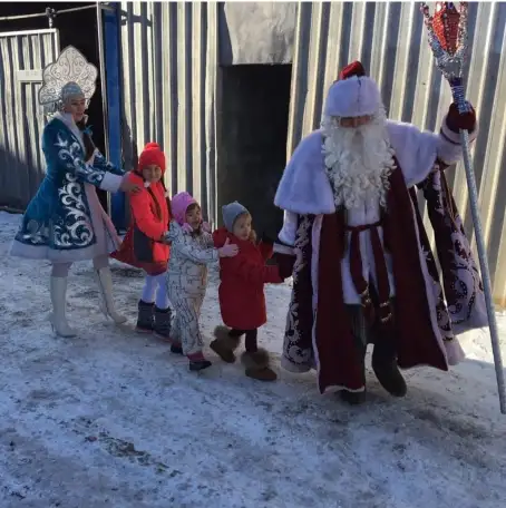 Дед Мороз на санях, фотография 5