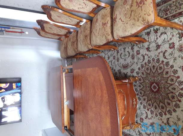 Продам дубовый стол с стульями, фотография 5