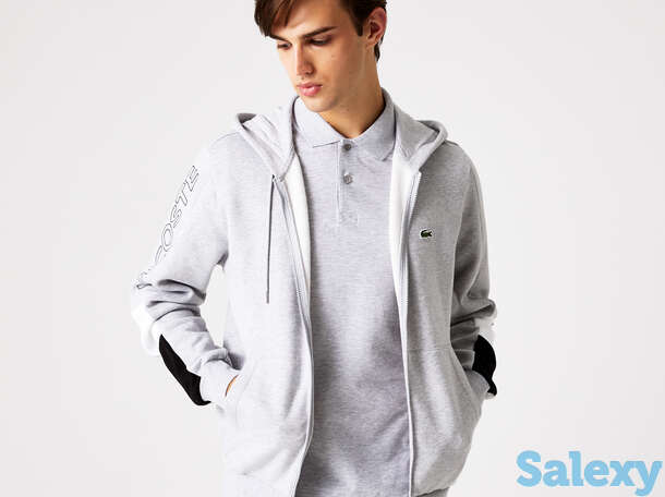 Мужская флисовая толстовка lacoste на молни, фотография 1