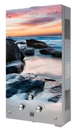 Водонагреватель gas 10l/min glass 20 mg oasis, фотография 1